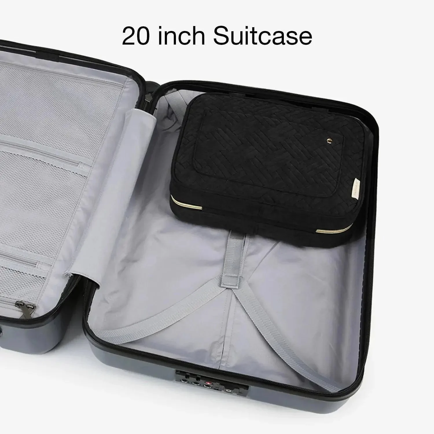 Bonchemin Black The Space Saver Toiletry Bag - Image 3