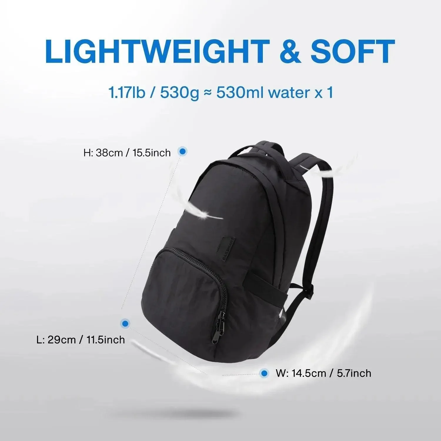 Zoraesque 14L Featherlight 13.3 Inch Backpack - Image 16