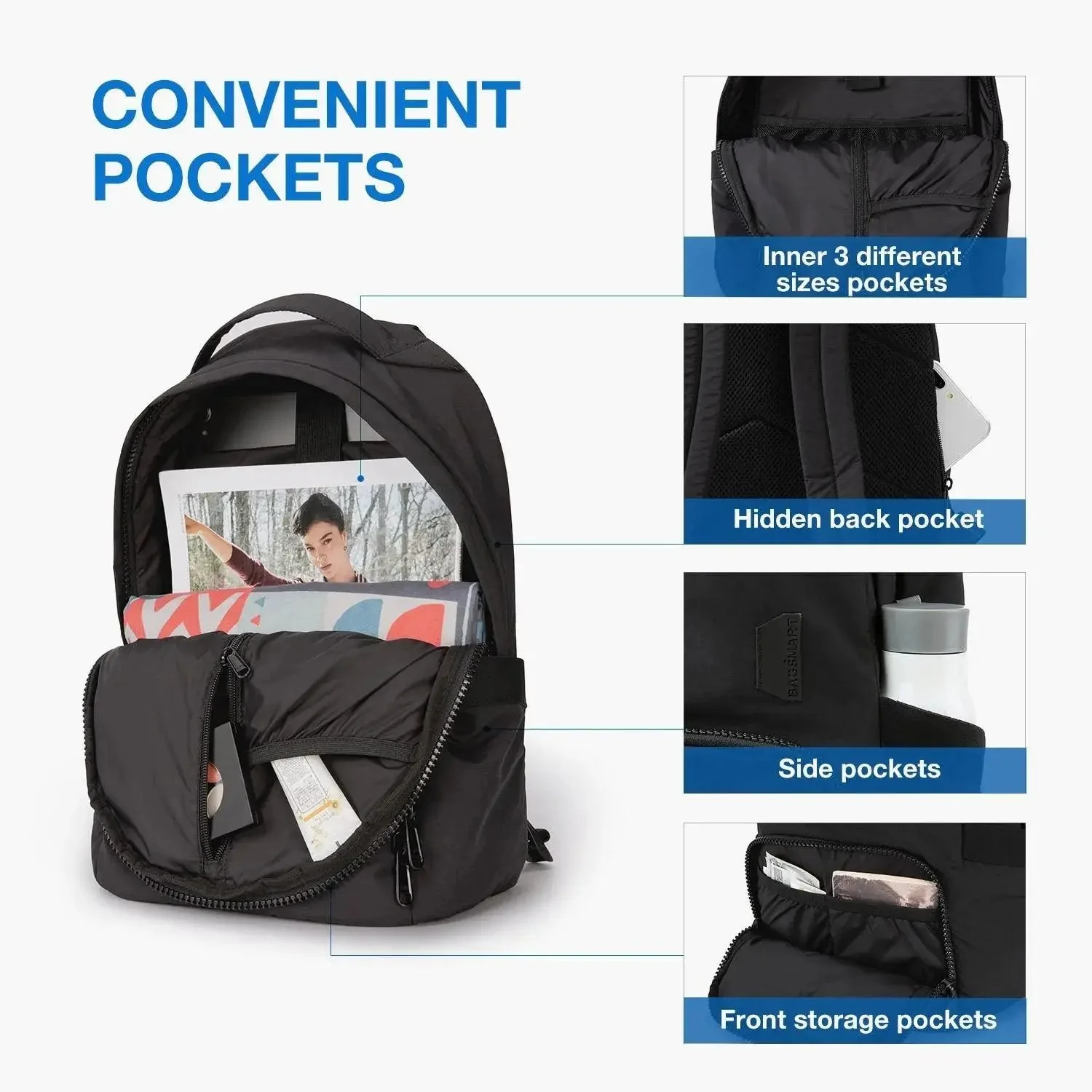 Zoraesque 14L Featherlight 13.3 Inch Backpack - Image 17